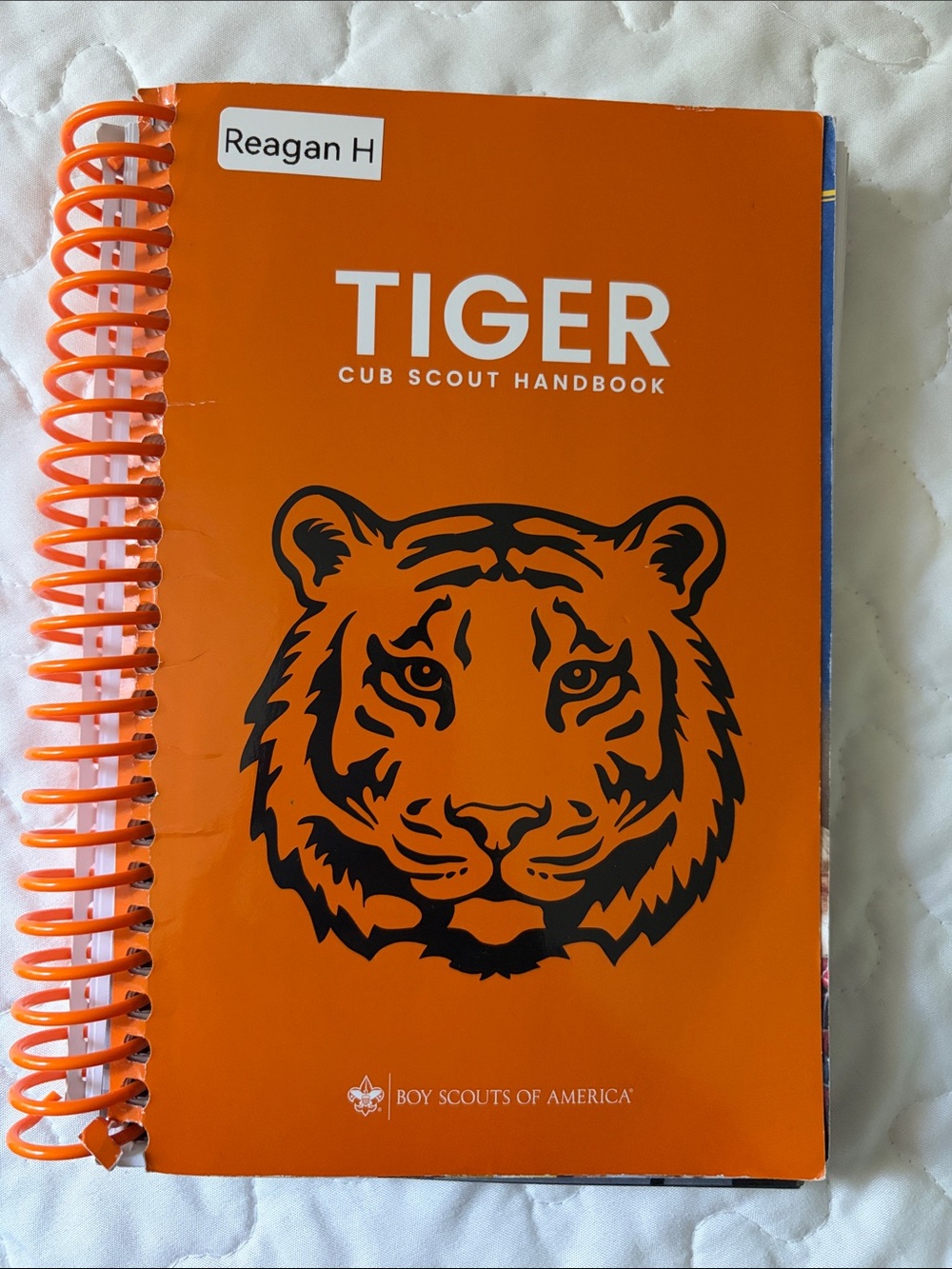 Tiger Cub Scout Handbook - Orange